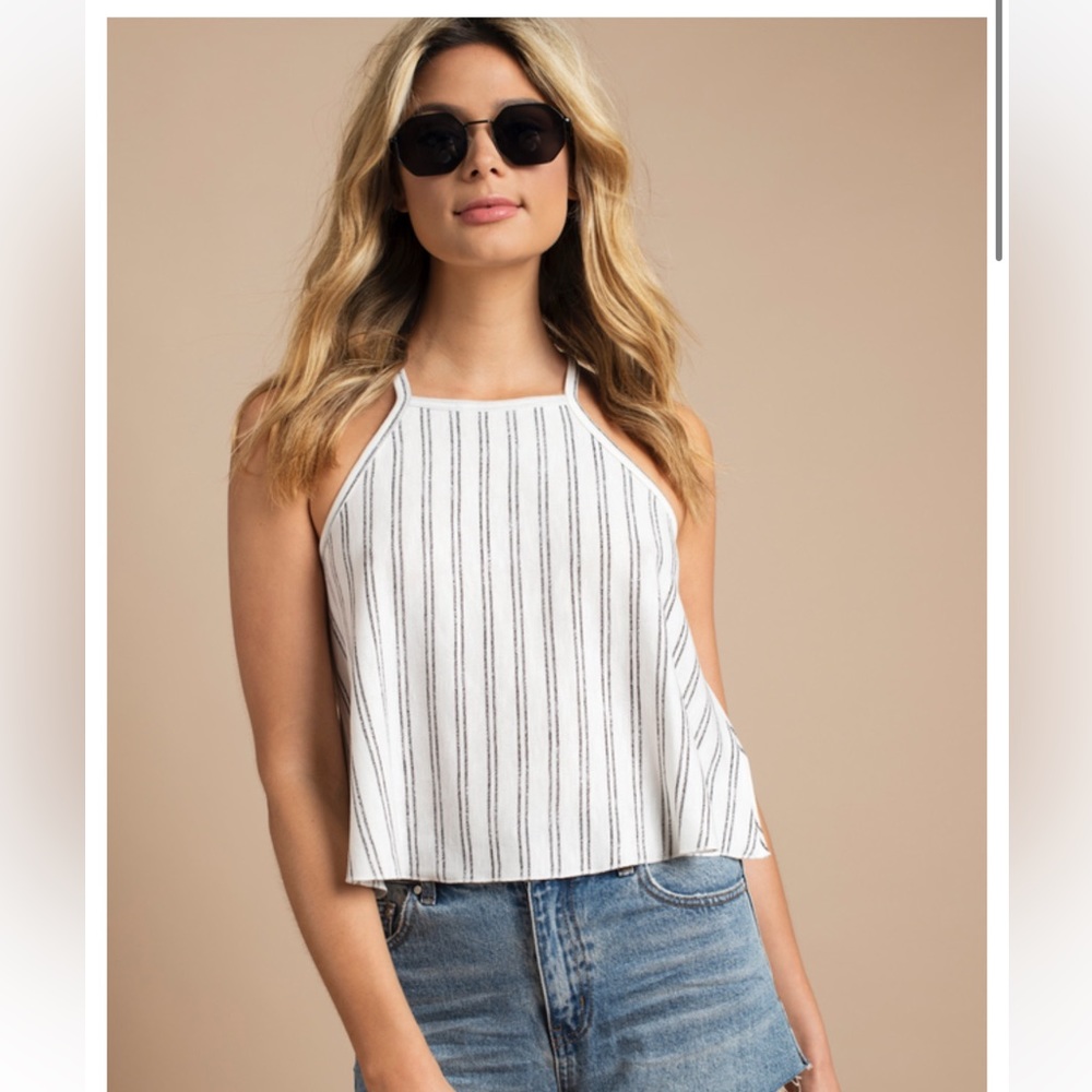 tobi striped tank top, size small